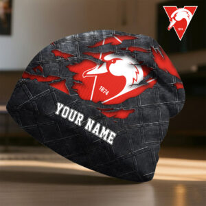 Auspiritmerch Sydney Swans Beanie Hat Custom Name Gift For Fans