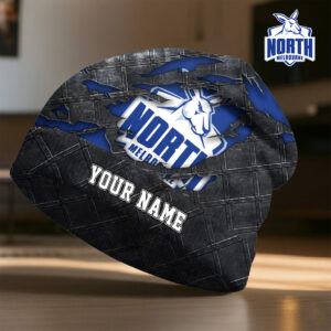 Auspiritmerch North Melbourne Beanie Hat Custom Name Gift For Fans