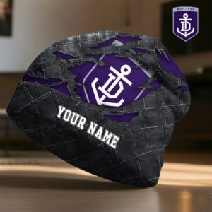 Auspiritmerch Fremantle Dockers Beanie Hat Custom Name Gift For Fans