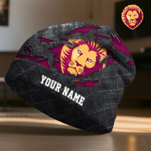 Auspiritmerch Brisbane Lions Beanie Hat Custom Name Gift For Fans