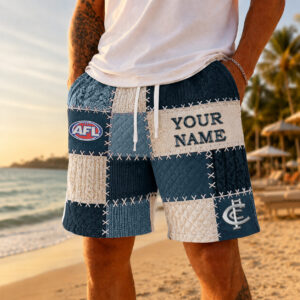 Auspiritmerch Carlton Blues Short Pants Custom Name Gifts For Fan