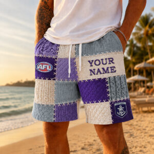 Auspiritmerch Fremantle Dockers Short Pants Custom Name Gifts For Fan
