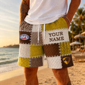 Auspiritmerch Hawthorn Hawks Short Pants Custom Name Gifts For Fan