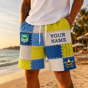 Auspiritmerch North Queensland Cowboys Short Pants Custom Name Gifts For Fan