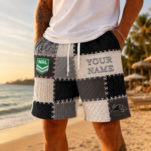 Auspiritmerch Penrith Panthers Short Pants Custom Name Gifts For Fan