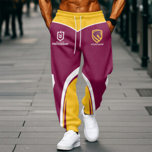 Auspiritmerch Brisbane Broncos Sweatpants Personalized Gift For Fan