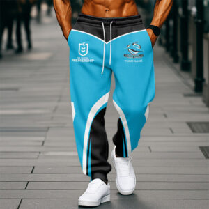 Auspiritmerch Cronulla-Sutherland Sharks Sweatpants Personalized Gift For Fan