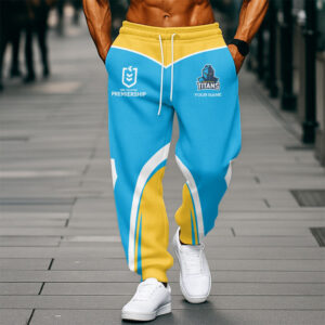 Auspiritmerch Gold Coast Titans Sweatpants Personalized Gift For Fan