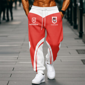 Auspiritmerch St. George Illawarra Dragons Sweatpants Personalized Gift For Fan