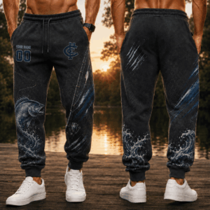 Auspiritmerch Carlton Blues x Fishing Personalized Sweatpants Gift For Fan