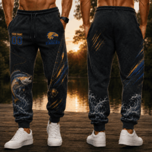 Auspiritmerch West Coast Eagles x Fishing Personalized Sweatpants Gift For Fan