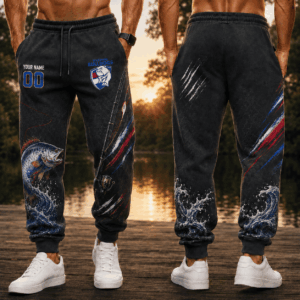 Auspiritmerch Western Bulldogs x Fishing Personalized Sweatpants Gift For Fan