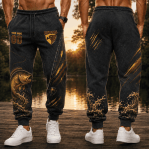 Auspiritmerch Hawthorn Hawks x Fishing Personalized Sweatpants Gift For Fan