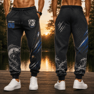 Auspiritmerch Canterbury-Bankstown Bulldogs x Fishing Personalized Sweatpants Gift For Fan