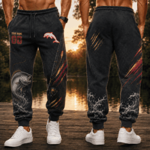 Auspiritmerch Redcliffe Dolphins x Fishing Personalized Sweatpants Gift For Fan