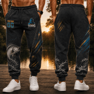 Auspiritmerch Gold Coast Titans x Fishing Personalized Sweatpants Gift For Fan