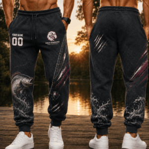 Auspiritmerch Manly Warringah Sea Eagles x Fishing Personalized Sweatpants Gift For Fan