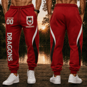 Auspiritmerch St. George Illawarra Dragons Sweatpants Personalized Gift For Fan