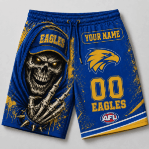 Auspiritmerch West Coast Eagles Short Pants Custom Name Gifts For Fan