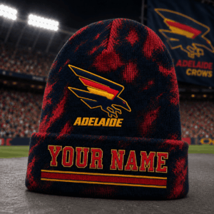 Auspiritmerch Adelaide Crows Beanie Hat Custom Name Gift For Fans