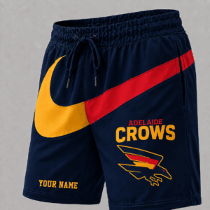 Auspiritmerch Adelaide Crows Short Pants Custom Name Gifts For Fan