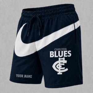 Auspiritmerch Carlton Blues Short Pants Custom Name Gifts For Fan