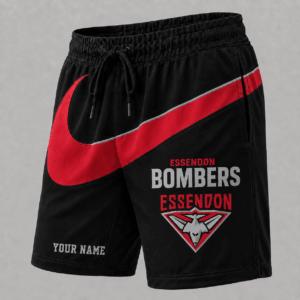 Auspiritmerch Essendon Short Pants Custom Name Gifts For Fan