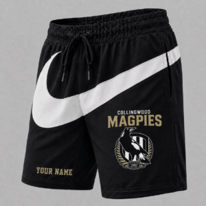 Auspiritmerch Collingwood Magpies Short Pants Custom Name Gifts For Fan
