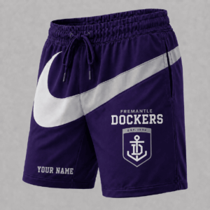 Auspiritmerch Fremantle Dockers Short Pants Custom Name Gifts For Fan