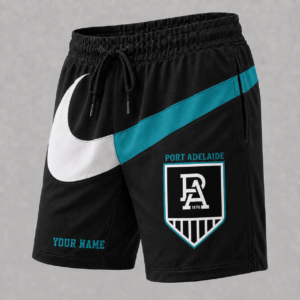 Auspiritmerch Port Adelaide Short Pants Custom Name Gifts For Fan