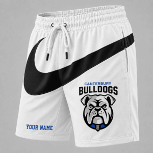 Auspiritmerch Canterbury-Bankstown Bulldogs Short Pants Custom Name Gifts For Fan