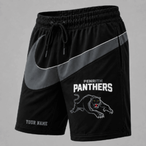 Auspiritmerch Penrith Panthers Short Pants Custom Name Gifts For Fan
