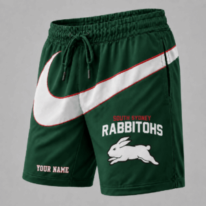 Auspiritmerch South Sydney Rabbitohs Short Pants Custom Name Gifts For Fan