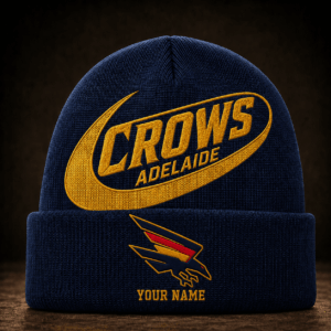 Auspiritmerch Adelaide Crows Beanie Hat Custom Name Gift For Fans
