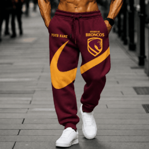 Auspiritmerch Brisbane Broncos Sweatpants Personalized Gift For Fan