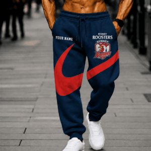 Auspiritmerch Sydney Roosters Sweatpants Personalized Gift For Fan