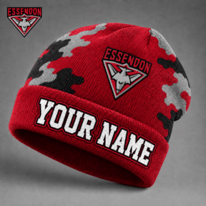 Auspiritmerch Essendon Beanie Hat Custom Name Gift For Fans