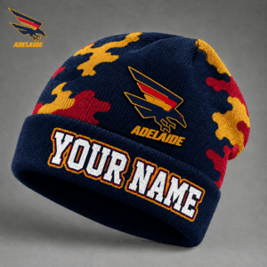 Auspiritmerch Adelaide Crows Beanie Hat Custom Name Gift For Fans