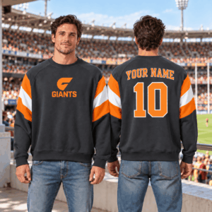 Auspiritmerch GWS Giants Sweatshirt Custom Name Daily Casual Fashion