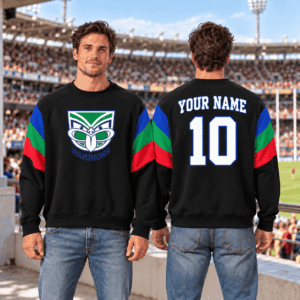 Auspiritmerch New Zealand Warriors Sweatshirt Custom Name Daily Casual Fashion